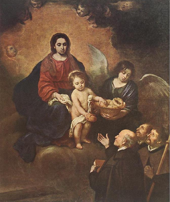 MURILLO, Bartolome Esteban The Infant Jesus Distributing Bread to Pilgrims sg china oil painting image